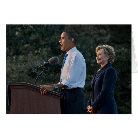 President Barack Obama & Hillary Clinton (Front Horizontal)