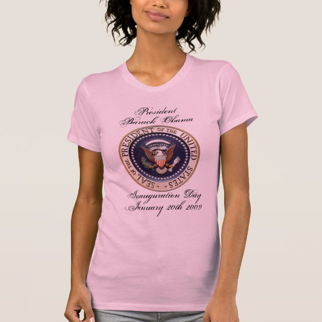 President Barack Obama Inauguration Day T-Shirt (Front)