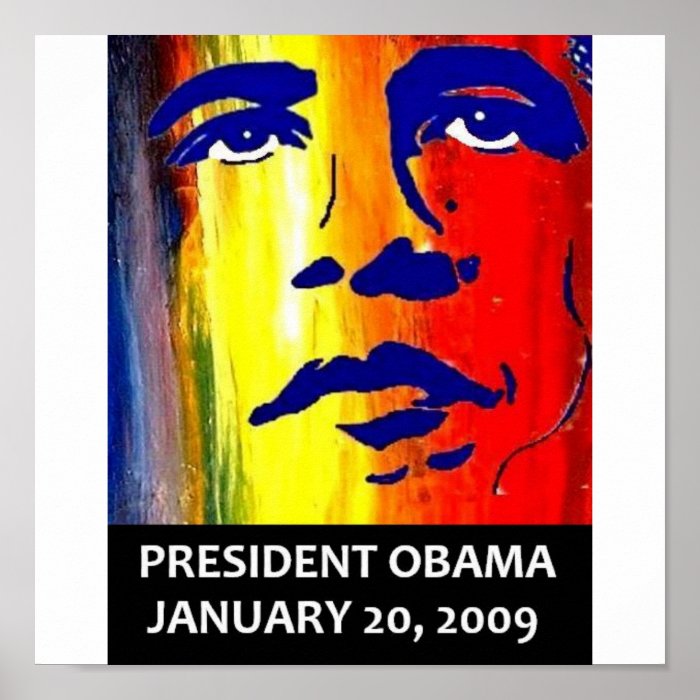 PRESIDENT BARACK OBAMA INAUGURATION PRINT