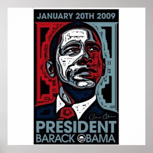 President Barack Obama January 20th 2009 Poster