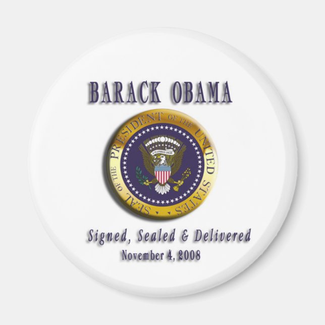 PRESIDENT BARACK OBAMA  MAGNET (Front)