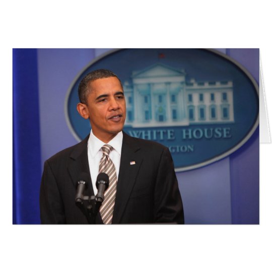 President Barack Obama makes an announcement