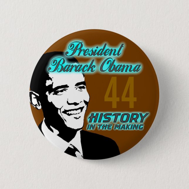 President Barack Obama Pinback Button (Front)