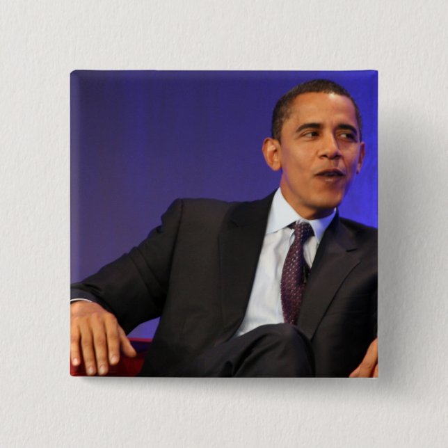 President Barack Obama Pinback Button (Front)