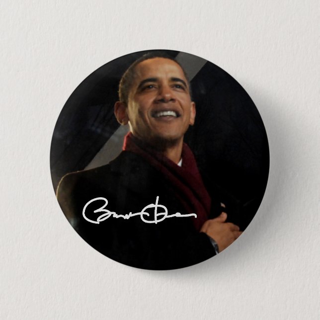 President Barack Obama Pinback Button (Front)