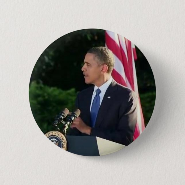 President Barack Obama Pinback Button (Front)