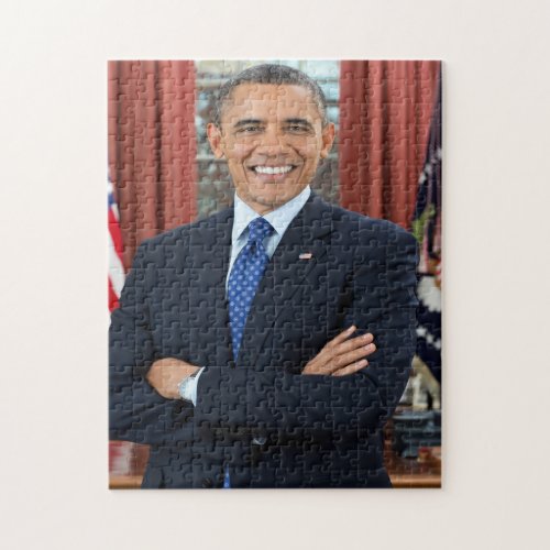 President Barack Obama Portrait Jigsaw Puzzle