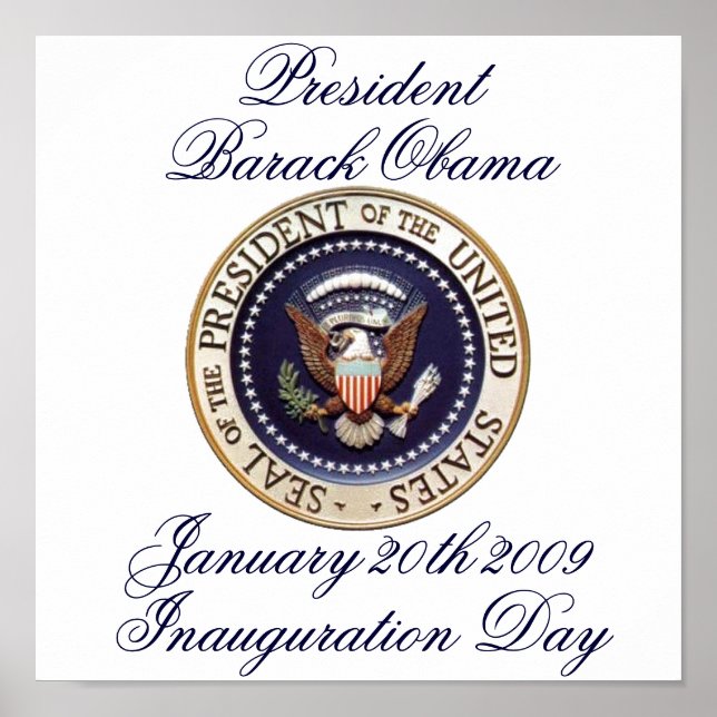 President Barack Obama Poster (Front)