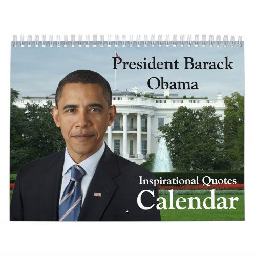 President Barack Obama Quotes Yearly Calendar