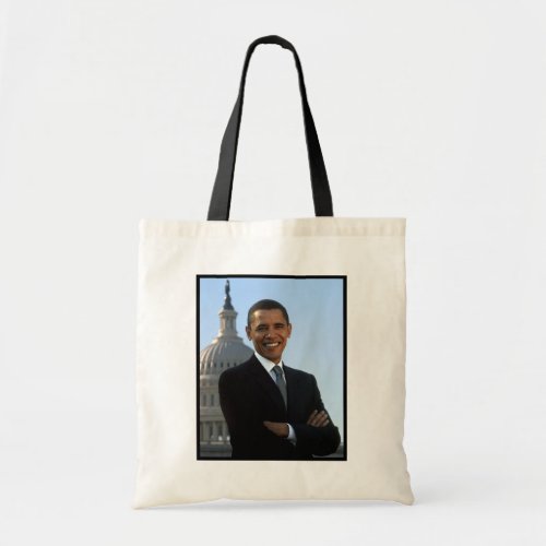 President Barack Obama Senator Portrait Tote Bag