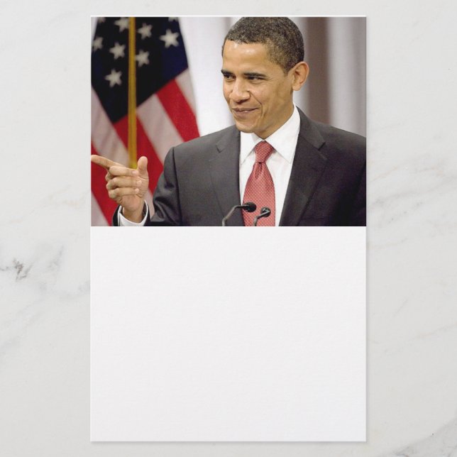 President Barack Obama Stationery (Front)