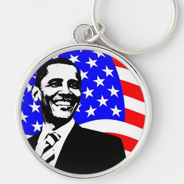 President Barack Obama Support Key Chain (Front)