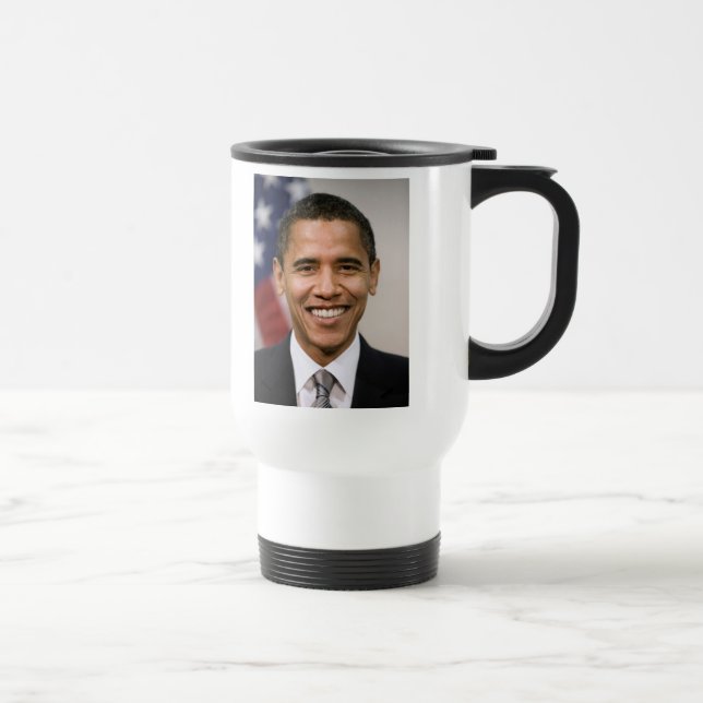 President Barack Obama Travel Mug (Right)