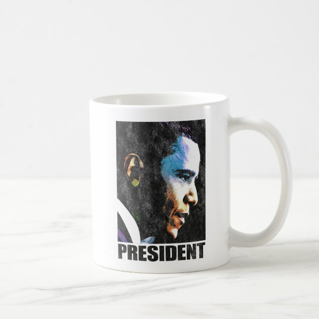 President Barack Obama Vintage Coffee Mug (Right)