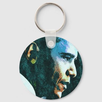 President Barack Obama Vintage Keychain by jamierushad at Zazzle
