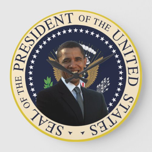 President Barack Obama Wall Clock