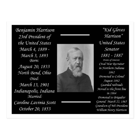 Was benjamin harrison a president picture