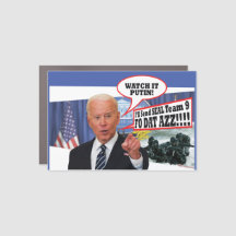 PRESIDENT BIDEN HUMOR - BUMPER STICKER - 4