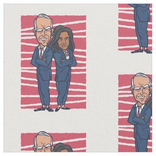 president biden kamala harris fabric