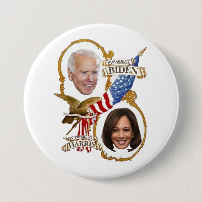 President Biden / Vice President Harris Button (Front)