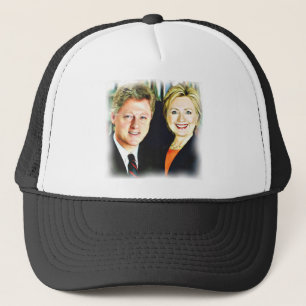 President Bill Clinton & President Hillary Clinton Trucker Hat