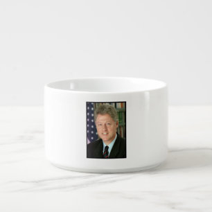 President Bill Clinton White House Photo Bowl