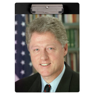 President Bill Clinton White House Photo Clipboard