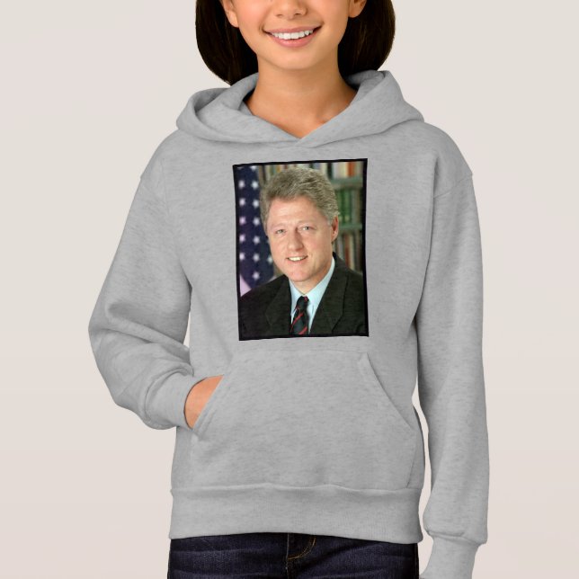 President Bill Clinton White House Photo Hoodie (Front)