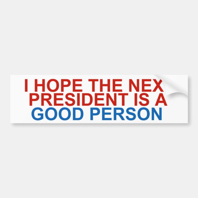 PRESIDENT! Bumper Sticker (Front)