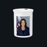 President Candidate Kamala Harris US 2024 Beverage Pitcher<br><div class="desc">President Candidate Kamala Harris US 2024, On behalf of the American people, I thank Joe Biden for his extraordinary leadership as President of the United States and for his decades of service to our country. His remarkable legacy of accomplishment is unmatched in modern American history, surpassing the legacy of many...</div>