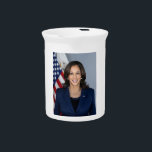 President Candidate Kamala Harris US 2024 Beverage Pitcher<br><div class="desc">President Candidate Kamala Harris US 2024, On behalf of the American people, I thank Joe Biden for his extraordinary leadership as President of the United States and for his decades of service to our country. His remarkable legacy of accomplishment is unmatched in modern American history, surpassing the legacy of many...</div>