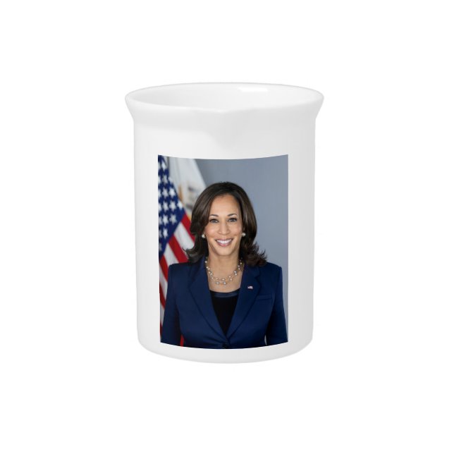 President Candidate Kamala Harris US 2024 Beverage Pitcher (Front)