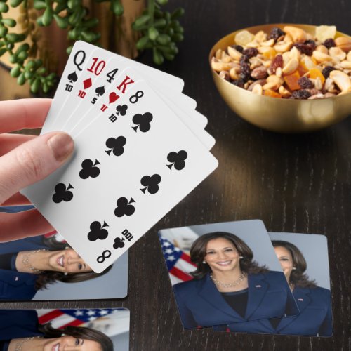 President Candidate Kamala Harris US 2024 Canasta Cards