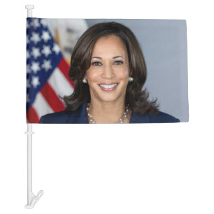 President Candidate Kamala Harris US 2024 Car Flag