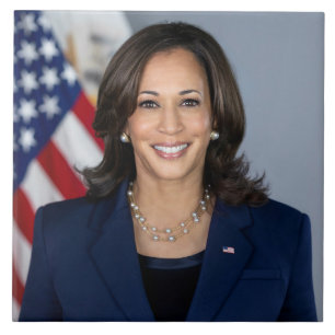 President Candidate Kamala Harris US 2024 Ceramic Tile
