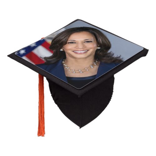 President Candidate Kamala Harris US 2024 Graduation Cap Topper