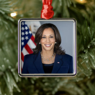 President Candidate Kamala Harris US 2024 Metal Ornament