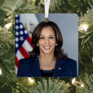 President Candidate Kamala Harris US 2024 Metal Ornament