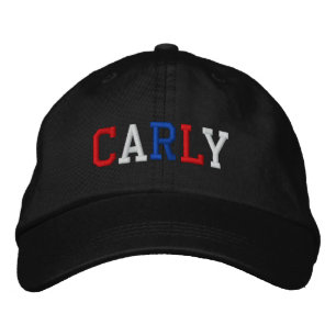 President Carly Fiorina 2016 Red White Blue Embroidered Baseball Cap