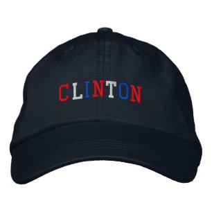 President Clinton 2020 Red White Blue Patriotic Embroidered Baseball Hat