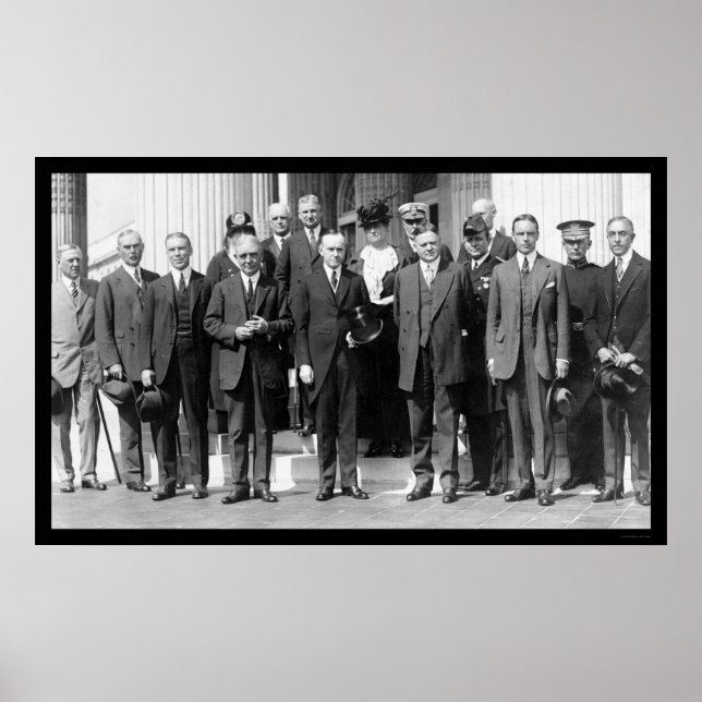 President Coolidge and Herbert Hoover 1923 Poster (Front)