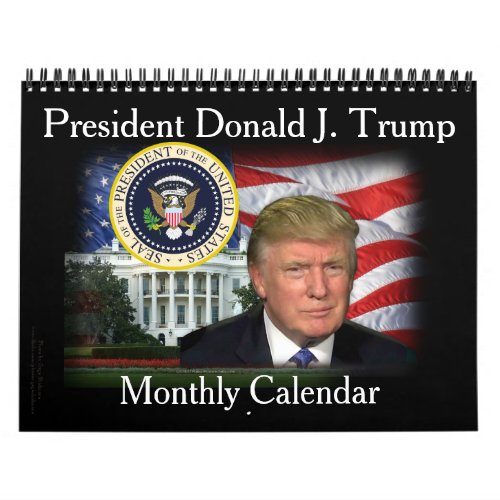 President Donald J Trump 2024 Monthly Calendar