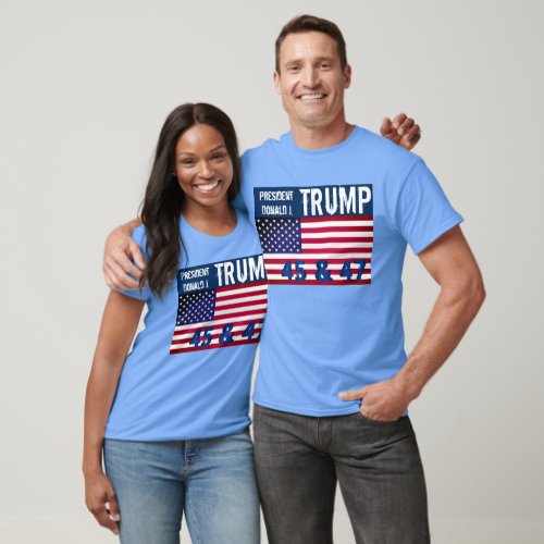 President Donald J Trump 45  47 T_Shirt