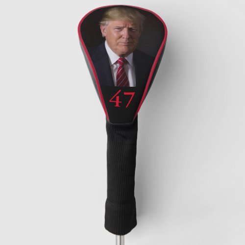 President Donald J Trump 47th Golf Head Cover