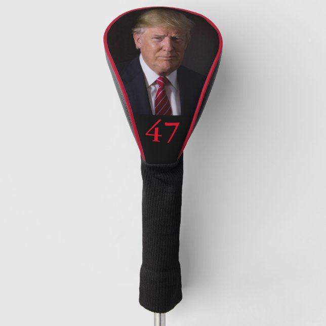 President Donald J. Trump 47th Golf Head Cover (Front)