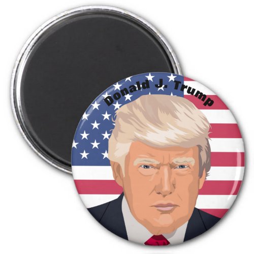 President Donald J Trump Commemorative Magnet