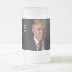 President Donald J. Trump Frosted Glass Beer Mug