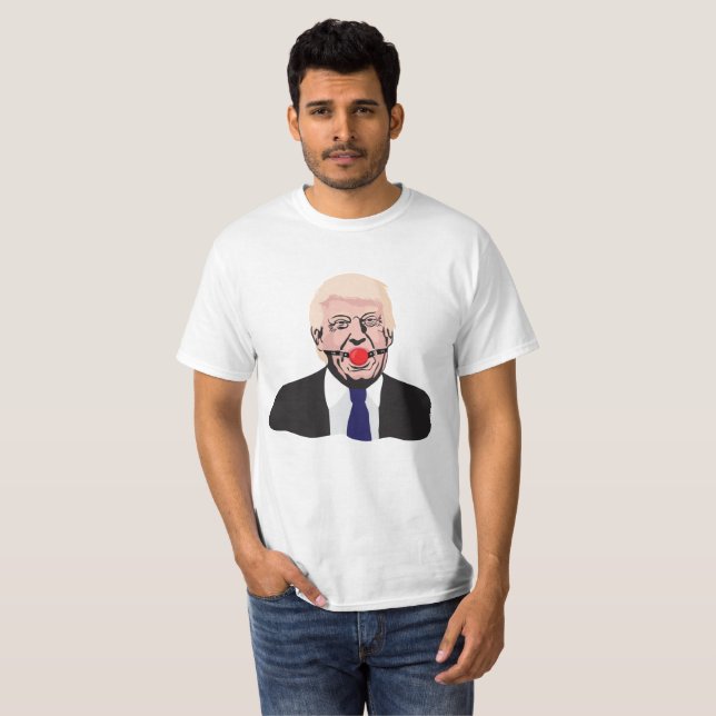President Donald J. Trump - gag ball - add text T-Shirt (Front Full)