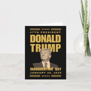 President Donald J. Trump Inauguration Day 2025 Me Card