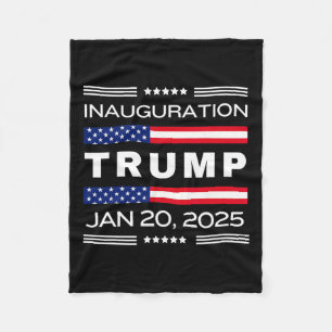 President Donald J. Trump Inauguration Day 2025 Me Fleece Blanket
